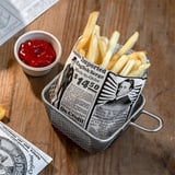 SACCHETTI PER FRITTURA PFAS FREE 'TIMES' 32 G/M2 12x12 CM BIANCO PERGAMANA ANTIGRASSI (1000 UNITÀ)