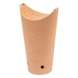 BICCHIERE PER FRITTI CHIUSO  22 OZ - 660 ML 200 + 25PE G/M2 8,5x18 CM MARRONE CARTONE (1000 UNITÀ)
