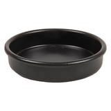 CIOTOLINE PER "CREMA CATALANA"  220 ML Ø12x2,6 CM NERO CERAMICA (44 UNITÀ)