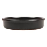 CIOTOLINE PER "CREMA CATALANA"  220 ML Ø12x2,6 CM NERO CERAMICA (44 UNITÀ)