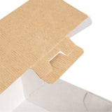 SCATOLE HAMBURGER THEPACK  13x12,5x9 CM (M) NATURALE CARTONE NANO-MICRO (500 UNITÀ)