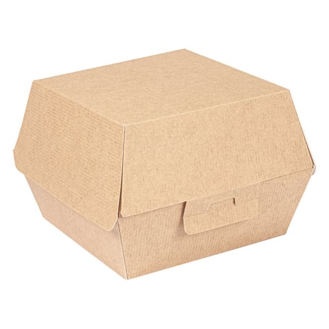 SCATOLE HAMBURGER THEPACK  220 G/M2 14,4x13,6x9,2 CM (L+) NATURALE CARTONE NANO-MICRO (500 UNITÀ)