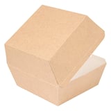 SCATOLE HAMBURGER THEPACK  220 G/M2 14,4x13,6x9,2 CM (L+) NATURALE CARTONE NANO-MICRO (500 UNITÀ)