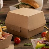 SCATOLE HAMBURGER THEPACK  220 G/M2 14,4x13,6x9,2 CM (L+) NATURALE CARTONE NANO-MICRO (500 UNITÀ)