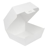 SCATOLE HAMBURGER THEPACK  230 G/M2 14,4x13,6x9,2 CM (L+) BIANCO CARTONE NANO-MICRO (500 UNITÀ)