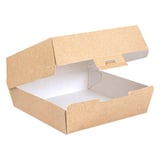 SCATOLE HAMBURGER THEPACK  17,6x16,8x7,8 CM (XL WIDER) NATURALE CARTONE NANO-MICRO (300 UNITÀ)