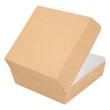 SCATOLE HAMBURGER THEPACK  17,6x16,8x7,8 CM (XL WIDER) NATURALE CARTONE NANO-MICRO (300 UNITÀ)