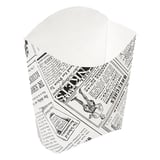 SCATOLINE PER FRITTI THEPACK 'TIMES' 135 G 13x8x13,5 CM BIANCO CARTONE NANO-MICRO (1200 UNITÀ)