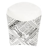 SCATOLINE PER FRITTI THEPACK 'TIMES' 135 G 13x8x13,5 CM BIANCO CARTONE NANO-MICRO (1200 UNITÀ)