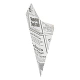 CONI PER FRITTI THEPACK 'TIMES' 100 G 12,8x21,7 CM BIANCO CARTONE NANO-MICRO (1600 UNITÀ)