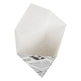 CONI PER FRITTI THEPACK 'TIMES' 100 G 12,8x21,7 CM BIANCO CARTONE NANO-MICRO (1600 UNITÀ)