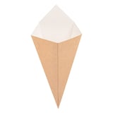 CONI PER FRITTI THEPACK 100 G 12,8x21,7 CM NATURALE CARTONE NANO-MICRO (1600 UNITÀ)