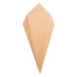 CONI PER FRITTI THEPACK 100 G 12,8x21,7 CM NATURALE CARTONE NANO-MICRO (1600 UNITÀ)
