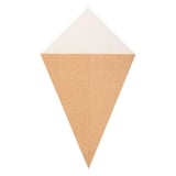 CONI PER FRITTI THEPACK 100 G 12,8x21,7 CM NATURALE CARTONE NANO-MICRO (1600 UNITÀ)