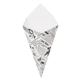 CONI PER FRITTI THEPACK 'TIMES' 250 G 15,7x26,8 CM BIANCO CARTONE NANO-MICRO (1200 UNITÀ)