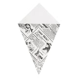 CONI PER FRITTI THEPACK 'TIMES' 250 G 15,7x26,8 CM BIANCO CARTONE NANO-MICRO (1200 UNITÀ)