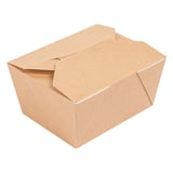 SCATOLE AMERICANE PER MICROONDE THEPACK 780 ML 11,3x9x6,3 CM NATURALE CARTONE NANO-MICRO + PP (500 UNITÀ)