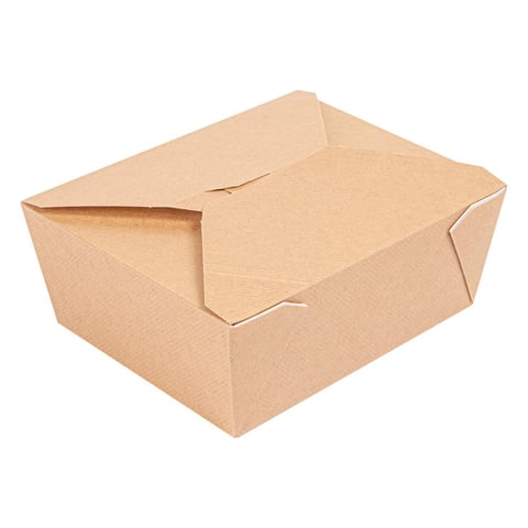 SCATOLE AMERICANE PER MICROONDE THEPACK 1350 ML 15,2x12,1x6,5 CM NATURALE CARTONE NANO-MICRO + PP (300 UNITÀ)