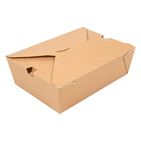SCATOLE AMERICANE PER MICROONDE THEPACK 1980 ML 19,6x14x6,2 CM NATURALE CARTONE NANO-MICRO + PP (200 UNITÀ)
