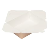 SCATOLE AMERICANE PER MICROONDE THEPACK 1980 ML 19,6x14x6,2 CM NATURALE CARTONE NANO-MICRO + PP (200 UNITÀ)