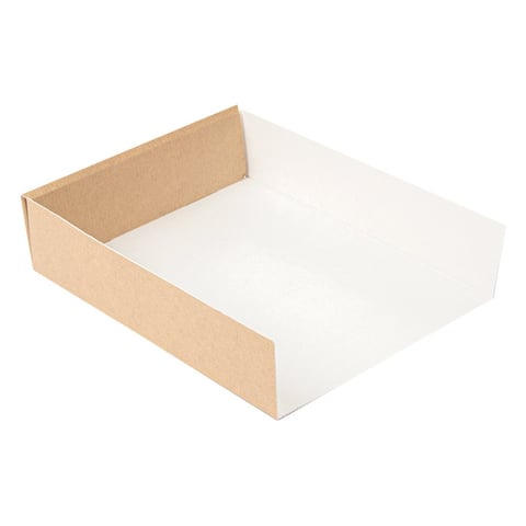 VASCHETTE DIVERSI USI THEPACK  12x15x3,5 CM NATURALE CARTONE NANO-MICRO (800 UNITÀ)