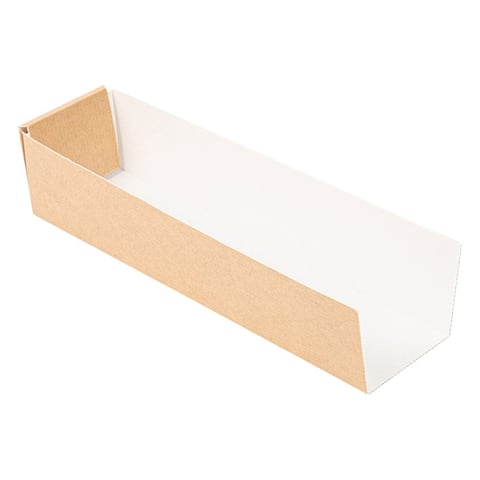 VASCHETTE HOT DOG THEPACK  4,7x18,2x4 CM NATURALE CARTONE NANO-MICRO (1200 UNITÀ)