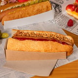 VASCHETTE HOT DOG THEPACK  4,7x18,2x4 CM NATURALE CARTONE NANO-MICRO (1200 UNITÀ)