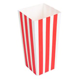 RECIPIENTE POP-CORN THEPACK 'STRIPES' 1 L 6,5x8,7x17,4 CM BIANCO CARTONE NANO-MICRO (600 UNITÀ)