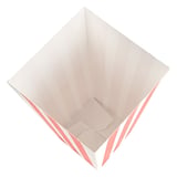 RECIPIENTE POP-CORN THEPACK 'STRIPES' 2 L 8x11x20,5 CM BIANCO CARTONE NANO-MICRO (600 UNITÀ)