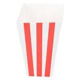 RECIPIENTE POP-CORN THEPACK 'STRIPES' 3 L 9x14x23 CM BIANCO CARTONE NANO-MICRO (600 UNITÀ)