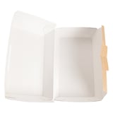 SCATOLE PER CIBO THEPACK  22x13x7,5 CM NATURALE CARTONE NANO-MICRO (300 UNITÀ)