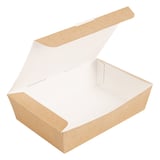 SCATOLE PER CIBO COPPERCHIO THEPACK 1000 ML (32 oz) 20,5x14,6x5 CM NATURALE CARTONE NANO-MICRO (360 UNITÀ)