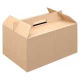 VALIGIETTE PORTA PRANZO THEPACK  28x20x15 CM NATURALE CARTONE A MICROCANALI (100 UNITÀ)