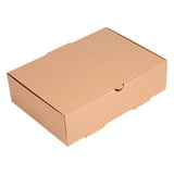 SCATOLE PER PRANZO D'ASPORTO THEPACK  26x18x7 CM NATURALE CARTONE A MICROCANALI (100 UNITÀ)