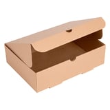 SCATOLE PER PRANZO D'ASPORTO THEPACK  26x18x7 CM NATURALE CARTONE A MICROCANALI (100 UNITÀ)