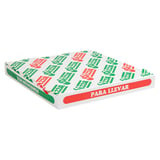 SCATOLA PIZZA   32x32x3,8 CM BIANCO CARTONE A MICROCANALI (100 UNITÀ)