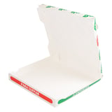 SCATOLA PIZZA   32x32x3,8 CM BIANCO CARTONE A MICROCANALI (100 UNITÀ)