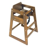 SEGGIOLONE PER BAMBINI   51x51x74 CM MARRONE ROSSO LEGNO (1 UNITÀ)