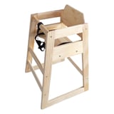 SEGGIOLONE PER BAMBINI   51x51x74 CM NATURALE LEGNO (1 UNITÀ)