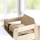 SEGGIOLONE PER BAMBINI   51x51x74 CM NATURALE LEGNO (1 UNITÀ)