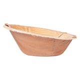 CIOTOLE OVALE CURVA ARECA 110 ML 12x8,6x5 CM NATURALE ARECA (200 UNITÀ)