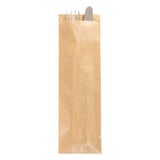 BUSTE PORTA POSATE  32 G/M2 7+4x22 CM NATURALE KRAFT (500 UNITÀ)