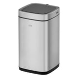CESTINO DEL SENSORE DI MOVIMENTO  12L 24,2x24,4x42,8 CM ARGENTO ACCIAIO INOX (1 UNITÀ)