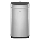 CESTINO DEL SENSORE DI MOVIMENTO  12L 24,2x24,4x42,8 CM ARGENTO ACCIAIO INOX (1 UNITÀ)
