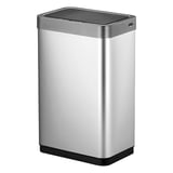 CESTINO DEL SENSORE DI MOVIMENTO  47L 27,9x46,9x64,7 CM ARGENTO ACCIAIO INOX (1 UNITÀ)