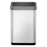 CESTINO DEL SENSORE DI MOVIMENTO  47L 27,9x46,9x64,7 CM ARGENTO ACCIAIO INOX (1 UNITÀ)