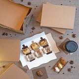 VASSOI + COPERCHIO THEPACK  32x27x4 CM NATURALE CARTONE NANO-MICRO (150 UNITÀ)