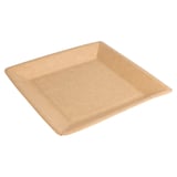 PIATTI QUADRATO LACCATI  255 G/M2 18x18 CM NATURALE CARTONE (400 UNITÀ)