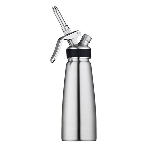 SIFONE PANNA  0,5 L Ø 8x21 CM ARGENTO ACCIAIO INOX (1 UNITÀ)