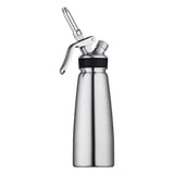 SIFONE PANNA  0,5 L Ø 8x21 CM ARGENTO ACCIAIO INOX (1 UNITÀ)